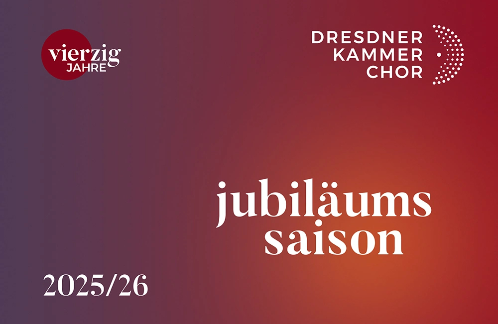 Jubiläumsbroschüre Dresdner Kammerchor